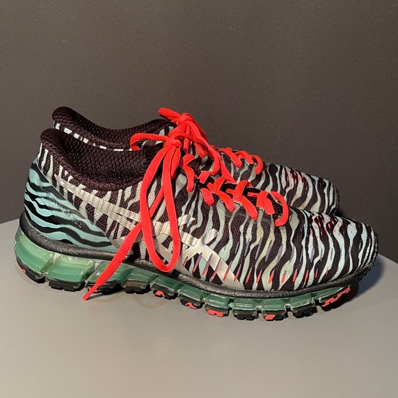 ASICS Gel-Quantum 360 Running Shoes Zebra Print Women’s 7.5 - Picture 3 of 7
